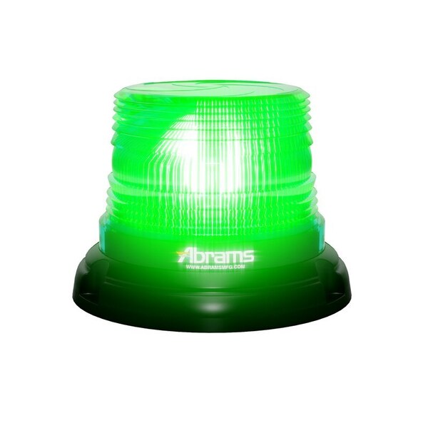 StarEye 4" Dome 12 LED Magnet/Permanent Mount Beacon - Green